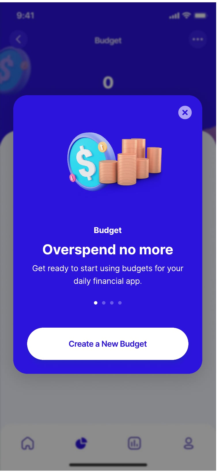 Brees personal finance app budget screen 1 of 12.