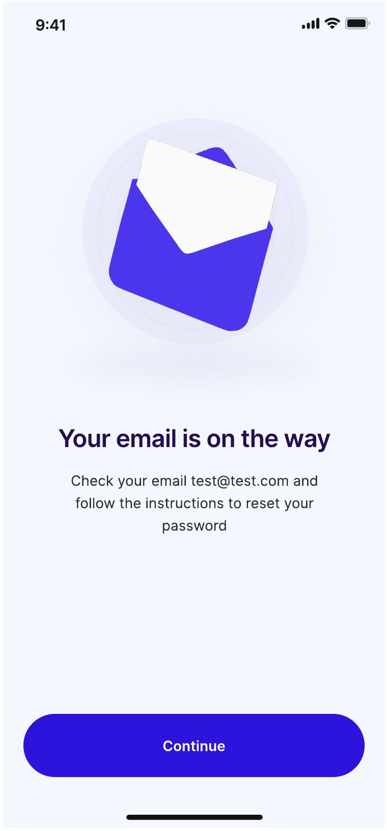 Brees personal finance app forgot password screen 2 of 6.