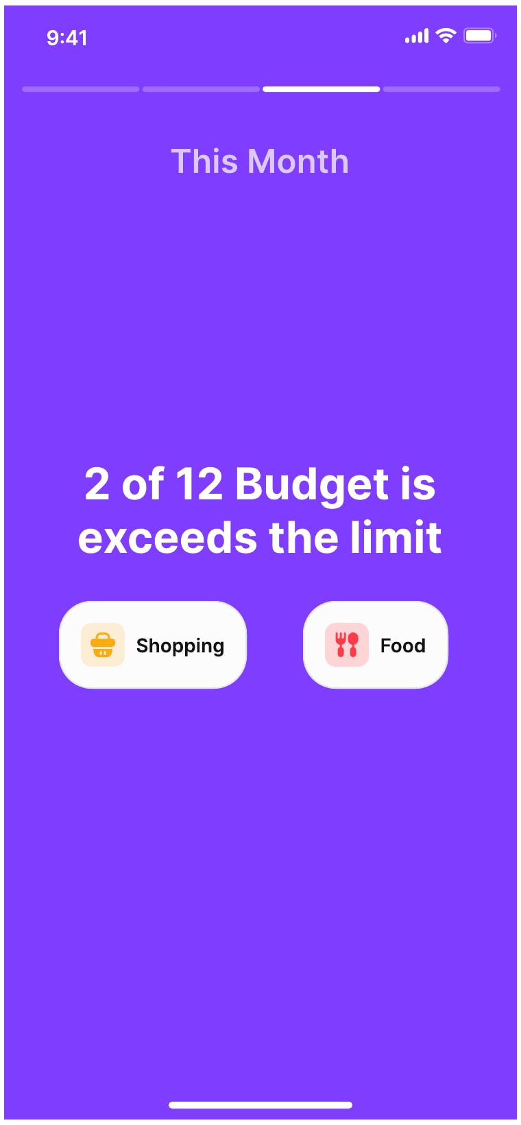 Brees personal finance app insights screen 5 of 6.