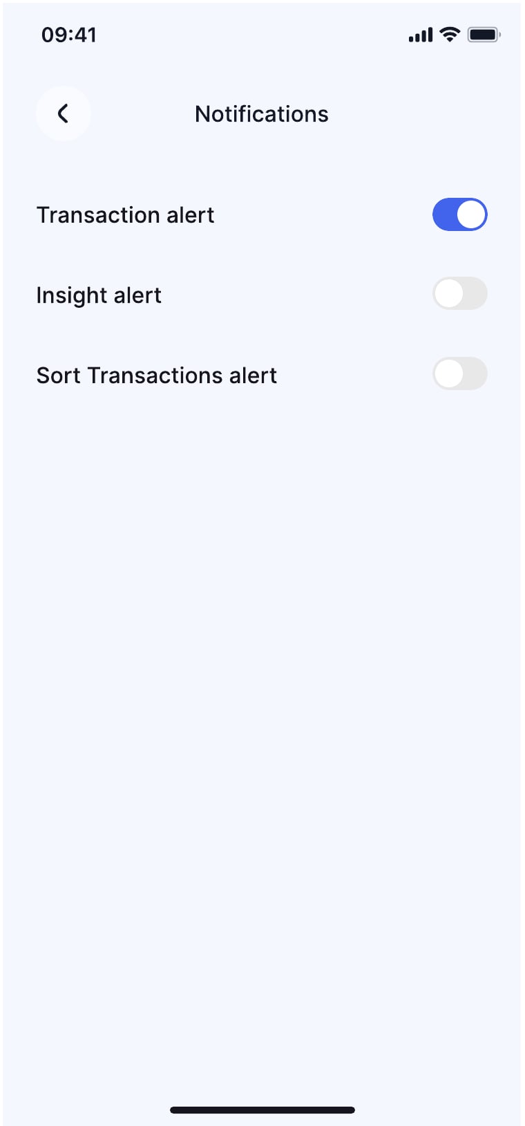 Brees personal finance app profile and settings screen 5 of 7.