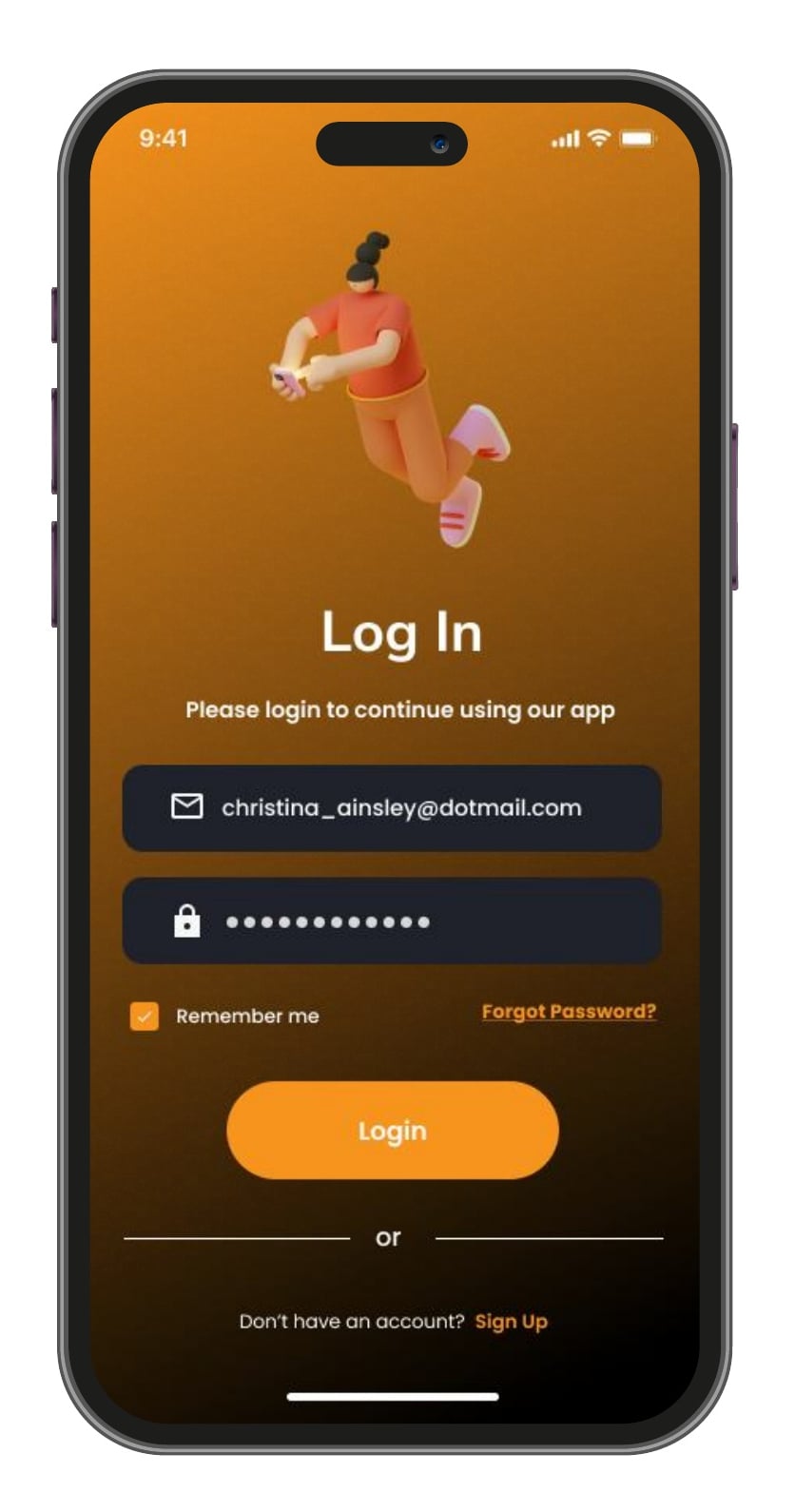 Startup Assistant AI assistant app log in and onboarding screen 7 of 8.