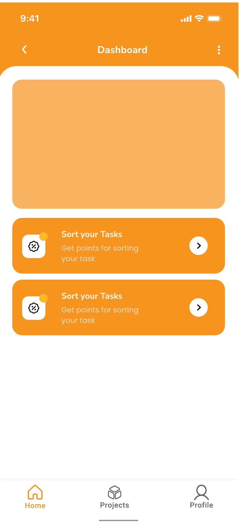 Startup Assistant AI assistant app dashboard screen 3 of 10.