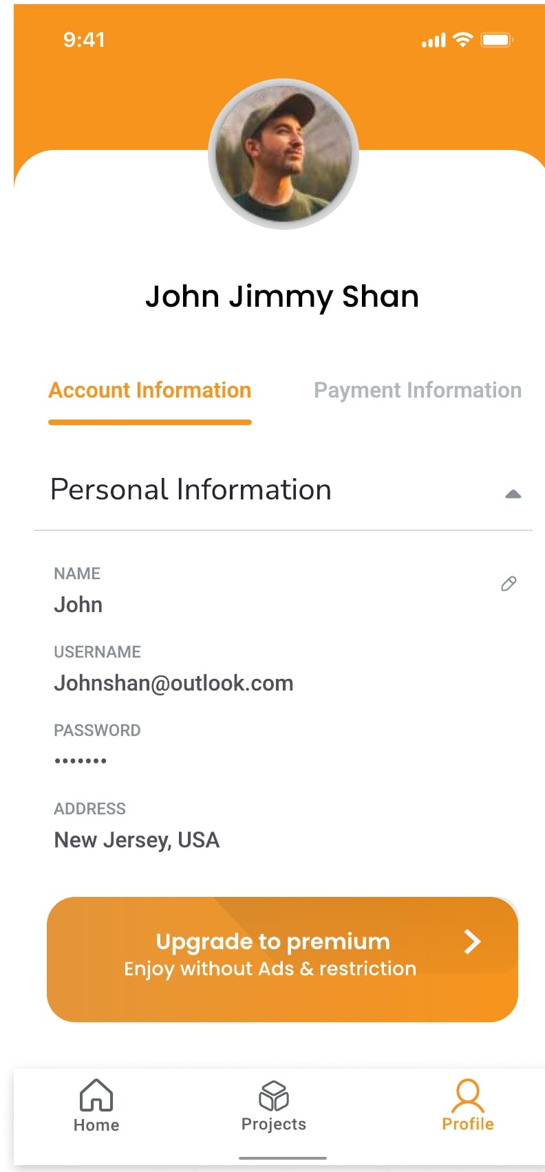 Startup Assistant AI assistant app profile screen 2 of 8.