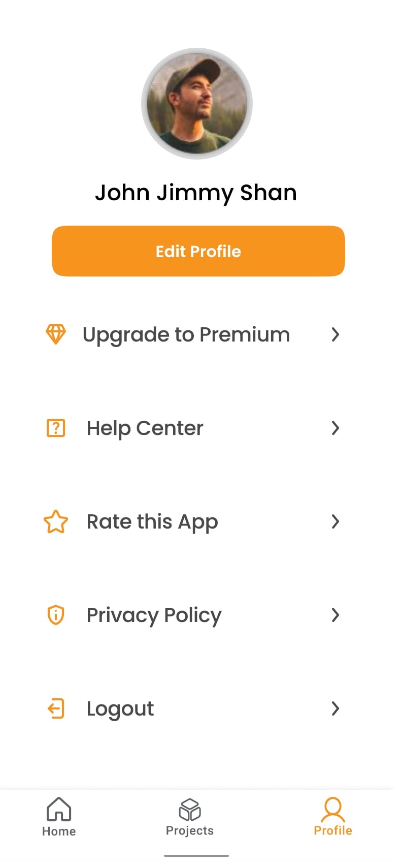Startup Assistant AI assistant app profile screen 8 of 8.