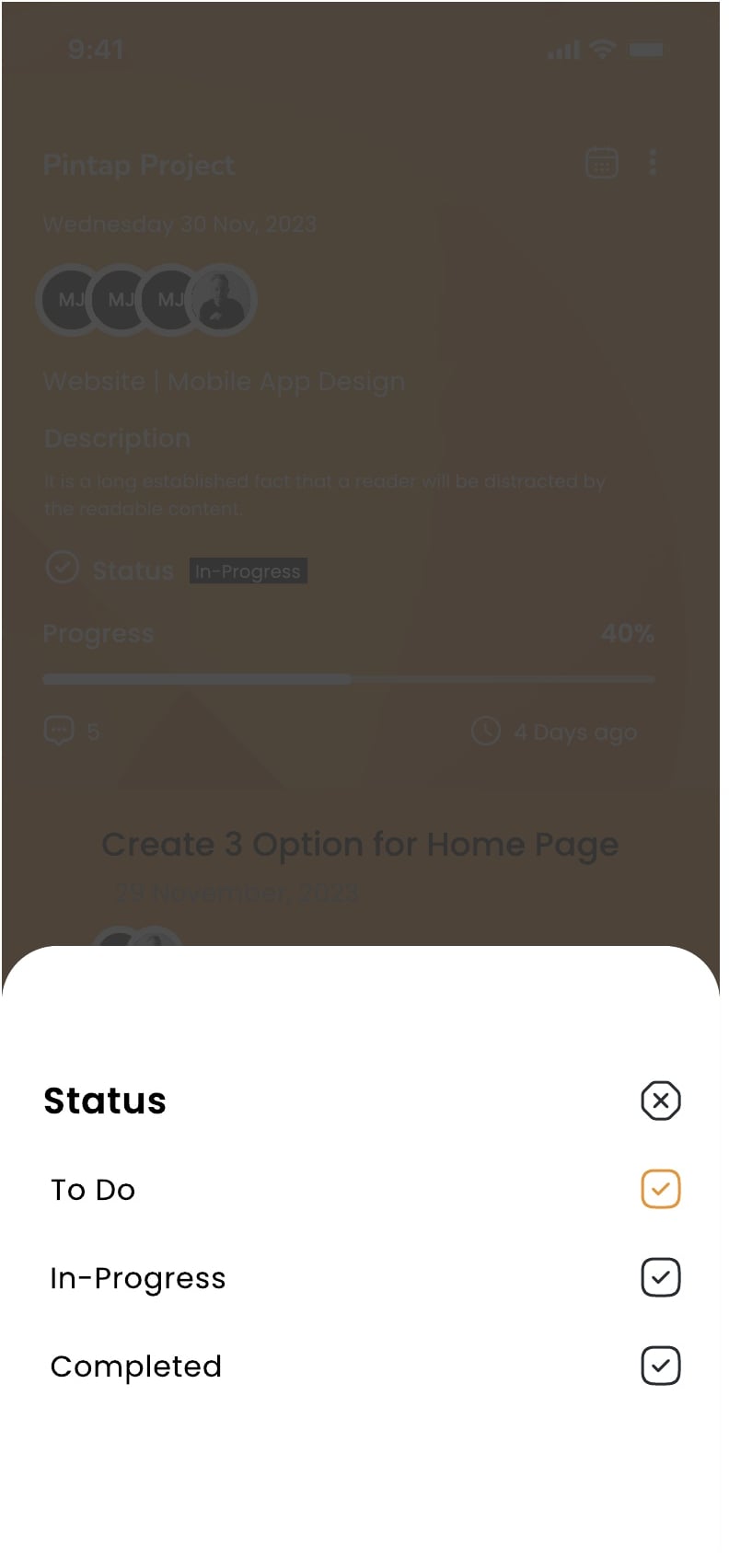 Startup Assistant AI assistant app projects screen 2 of 15.