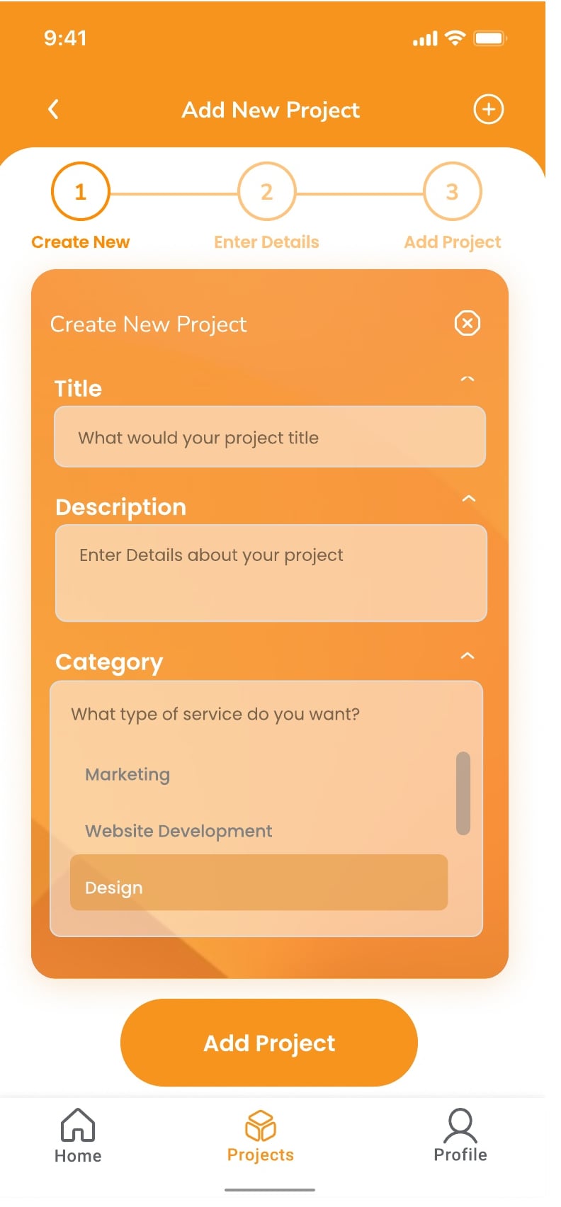Startup Assistant AI assistant app projects screen 7 of 15.