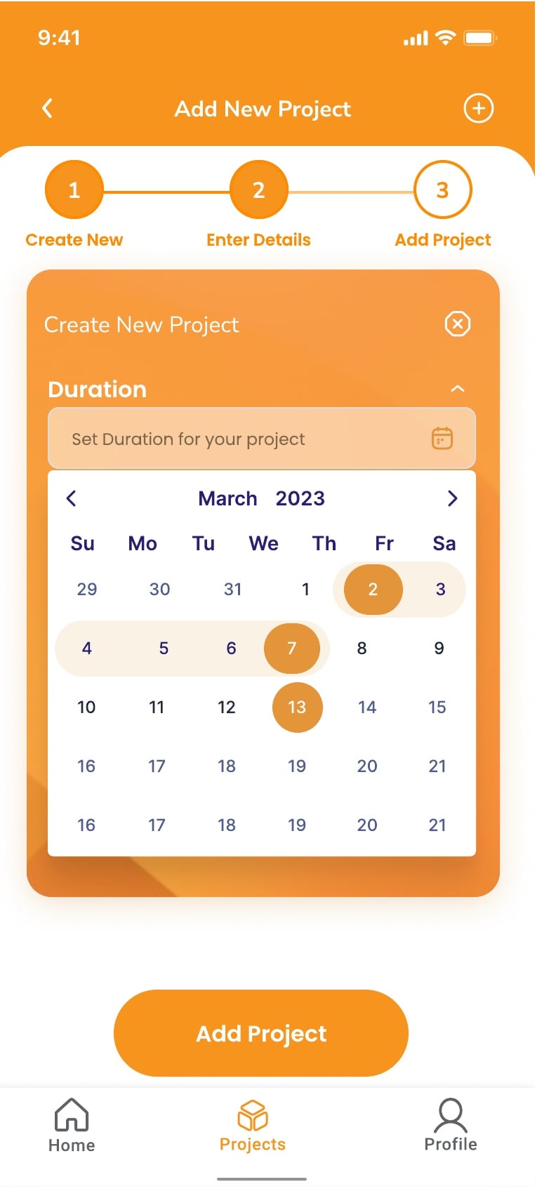Startup Assistant AI assistant app projects screen 9 of 15.