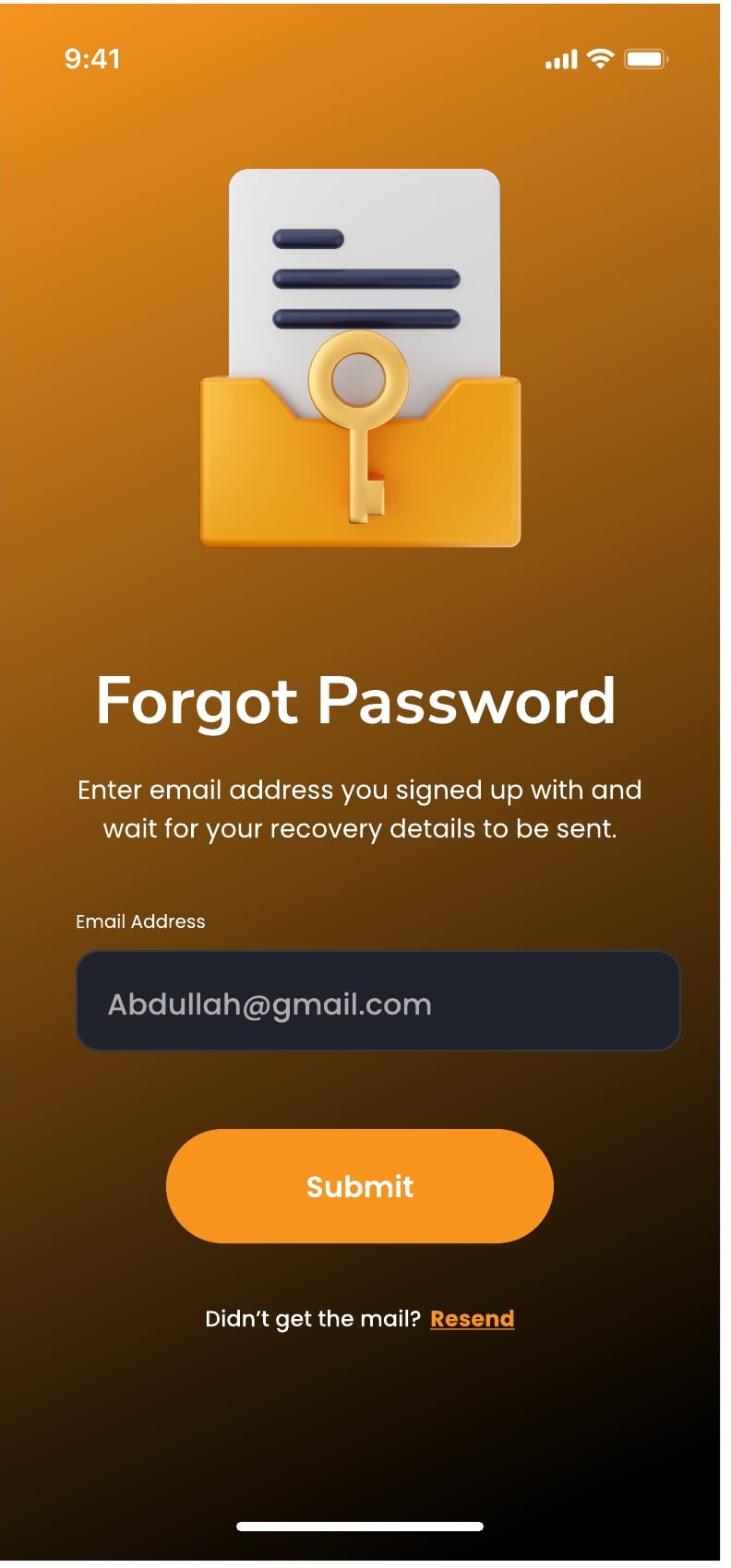 Startup Assistant AI assistant app sign up and sign in screen 3 of 7.