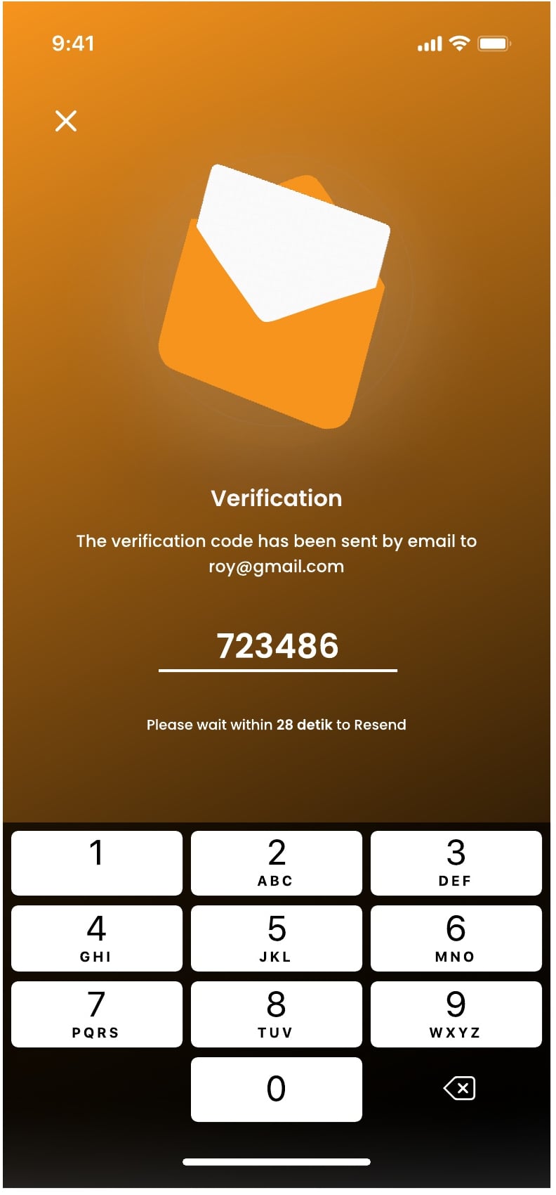 Startup Assistant AI assistant app sign up and sign in screen 5 of 7.