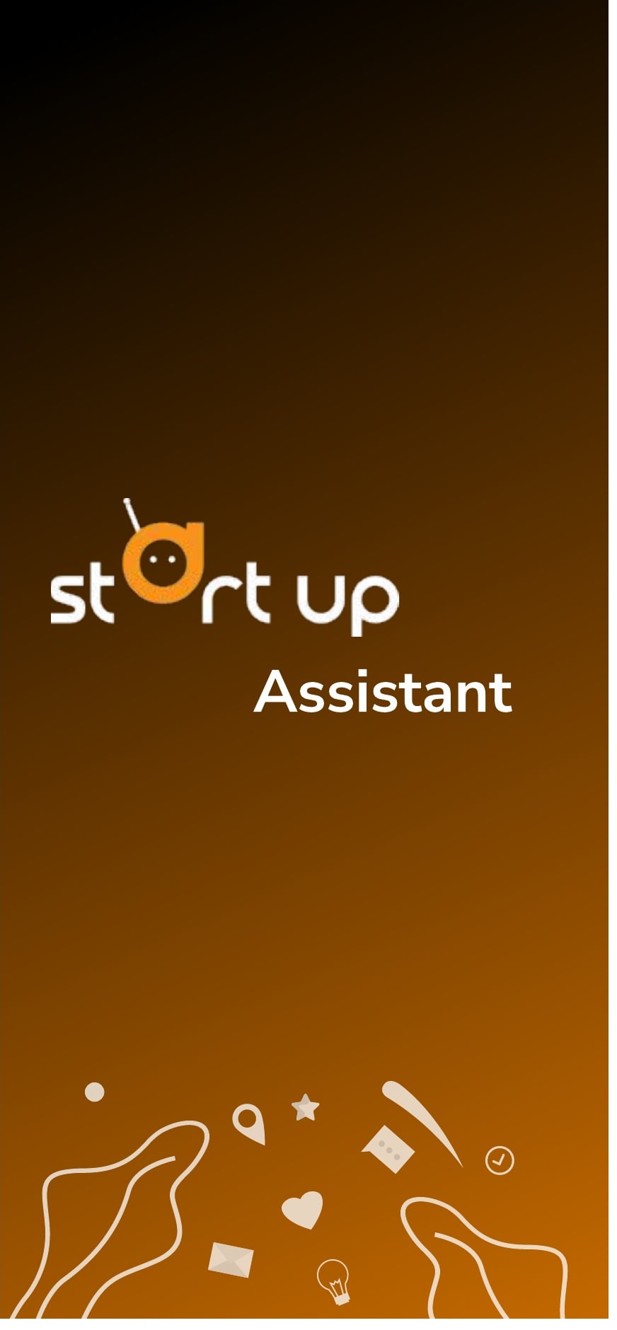 Startup Assistant AI assistant app splash screen 5 of 5.