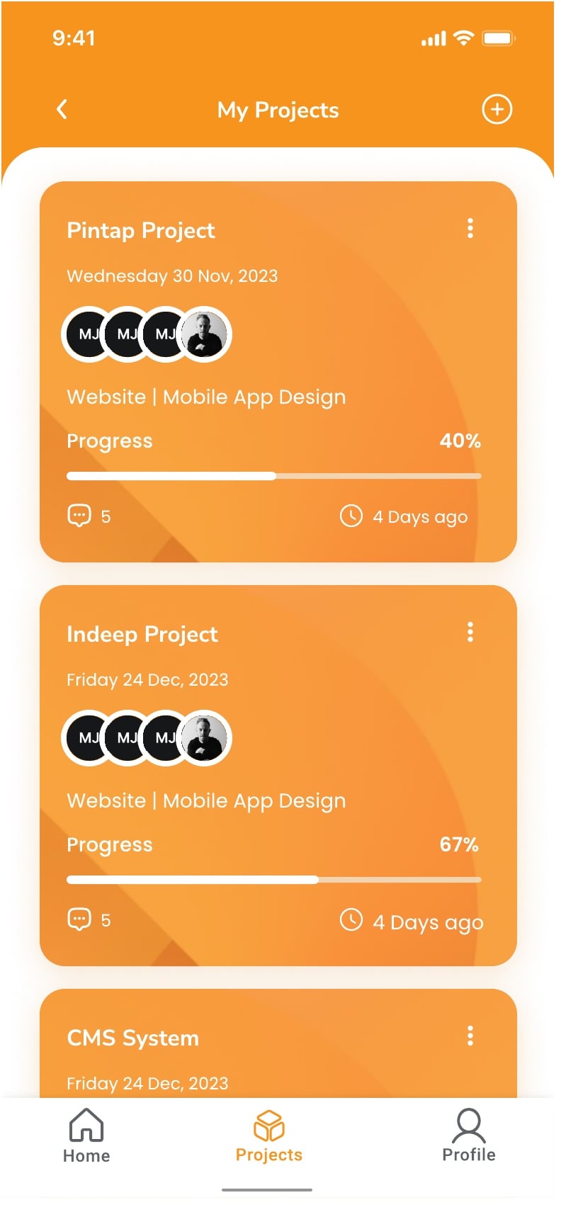 Startup Assistant AI assistant app projects screen 1 of 15.