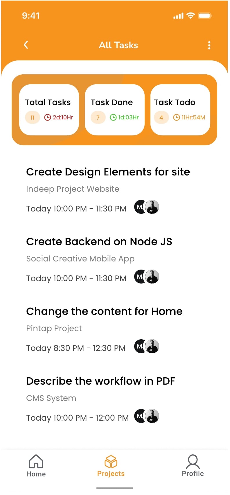 Startup Assistant AI assistant app projects screen 4 of 15.