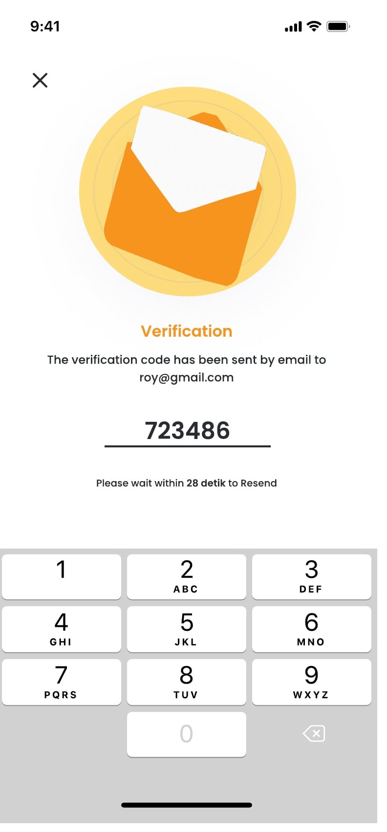 Startup Assistant AI assistant app sign up and sign in screen 5 of 5.